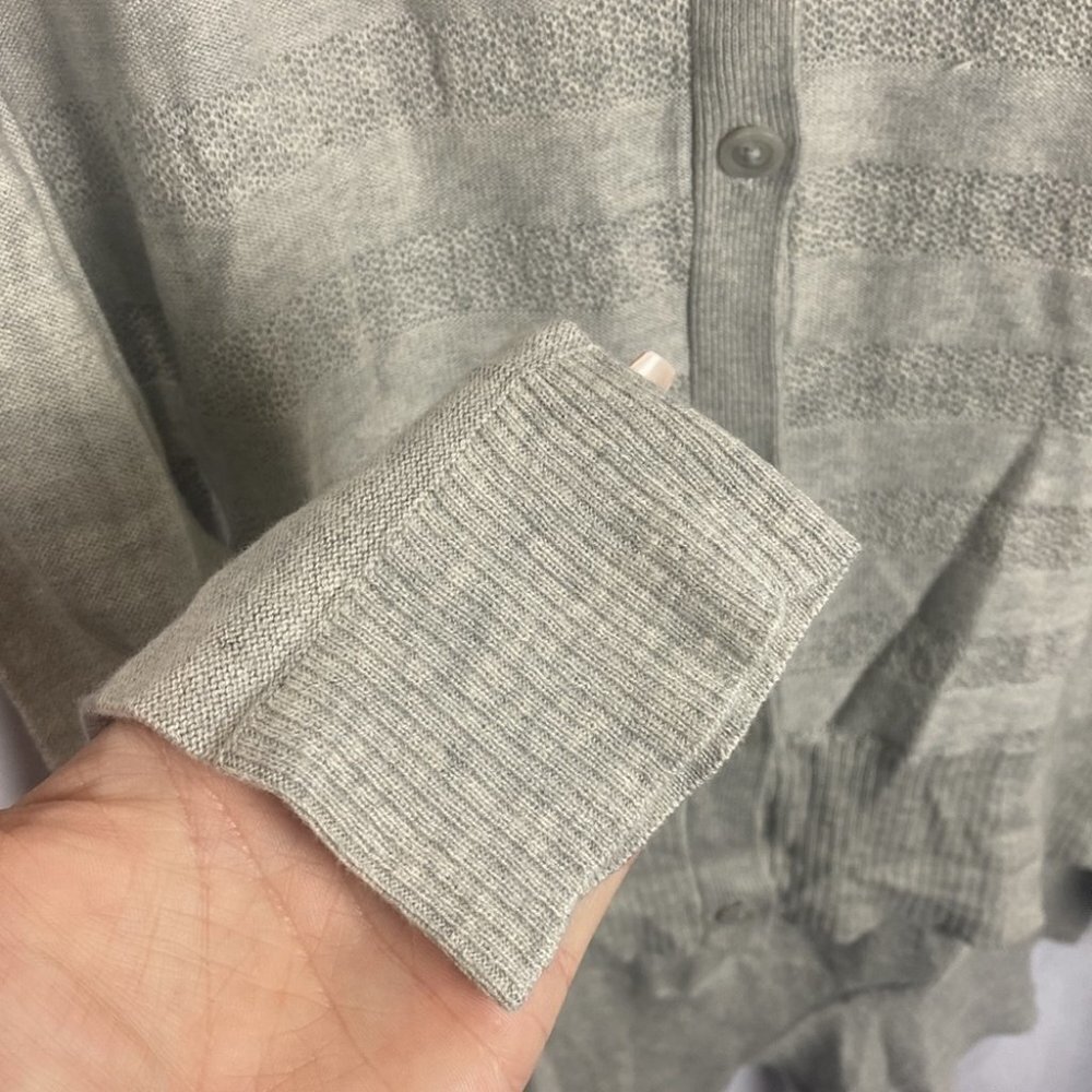 Anthropologie Left of Center Valonia Cardigan Grey NWT - Picture 8 of 13